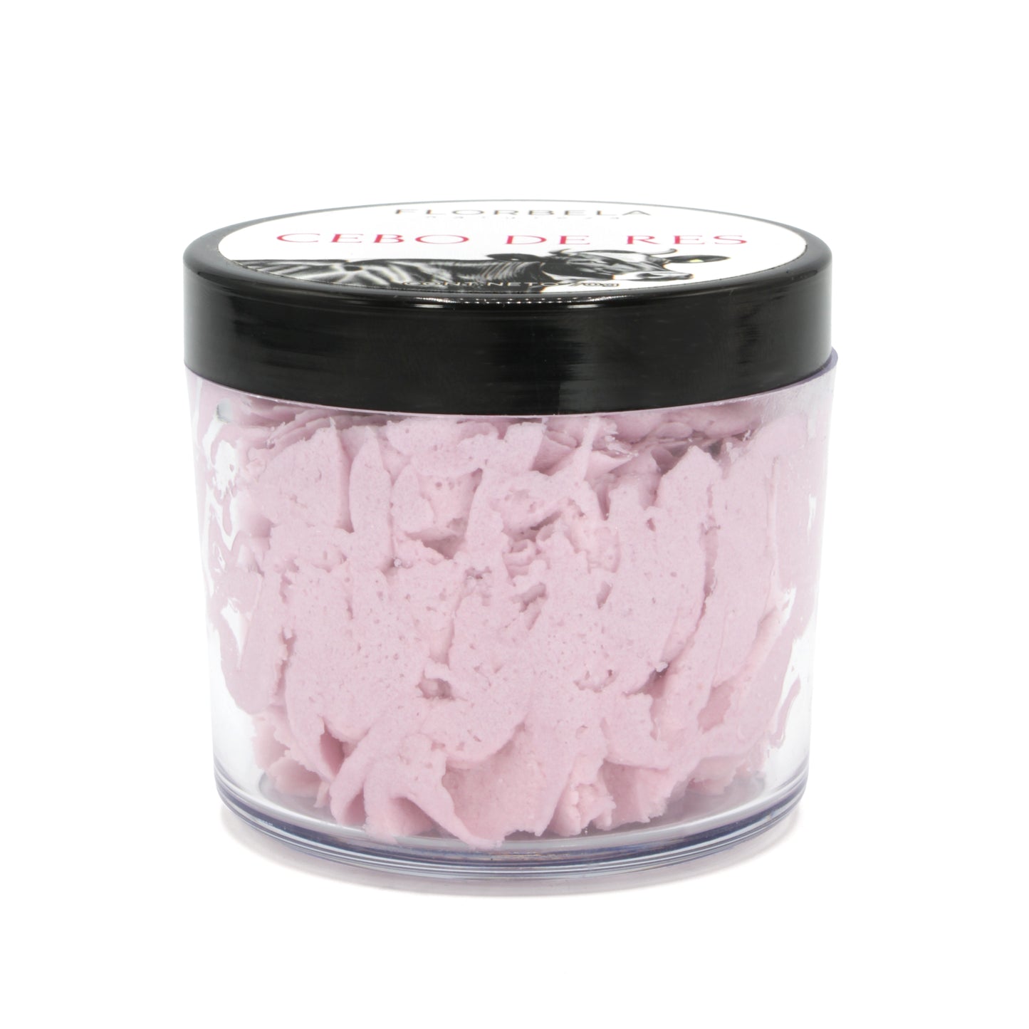 Sebo de Res 120g Rosa infusionado en aceites esenciales