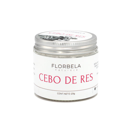 Sebo de res 20g sin aromas ni aceites esenciales.
