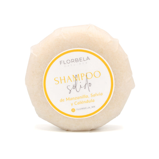 Shampoo Sólido de Manzanilla, Salvia y Caléndula 80g